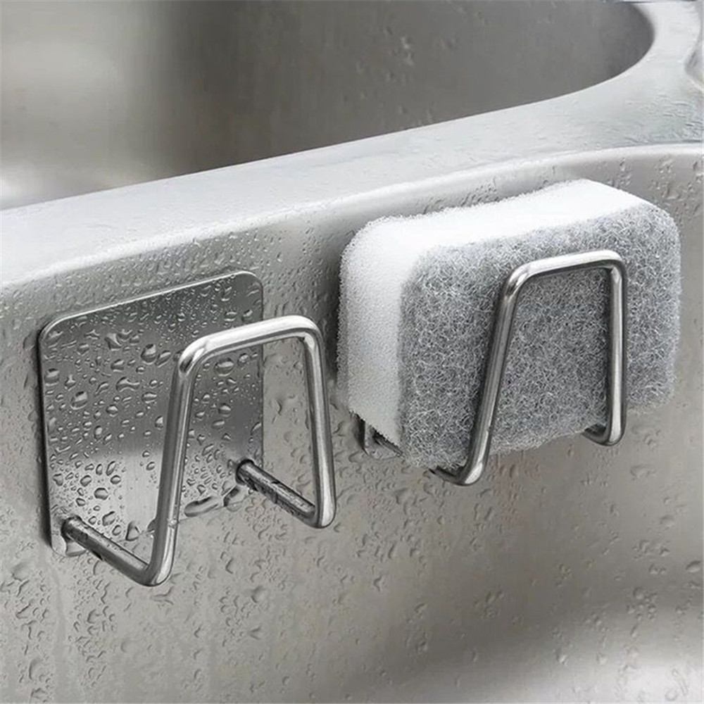 Kitchen Gadgets Gifts - Keukenlijm Sterke Muurhanger Haak Gootsteen Sponzen