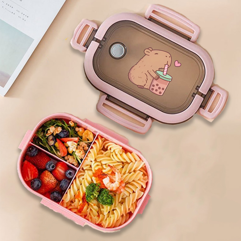 Kitchen Gadgets Storage - Capybara Bento Lunchbox Anime Dieren Print