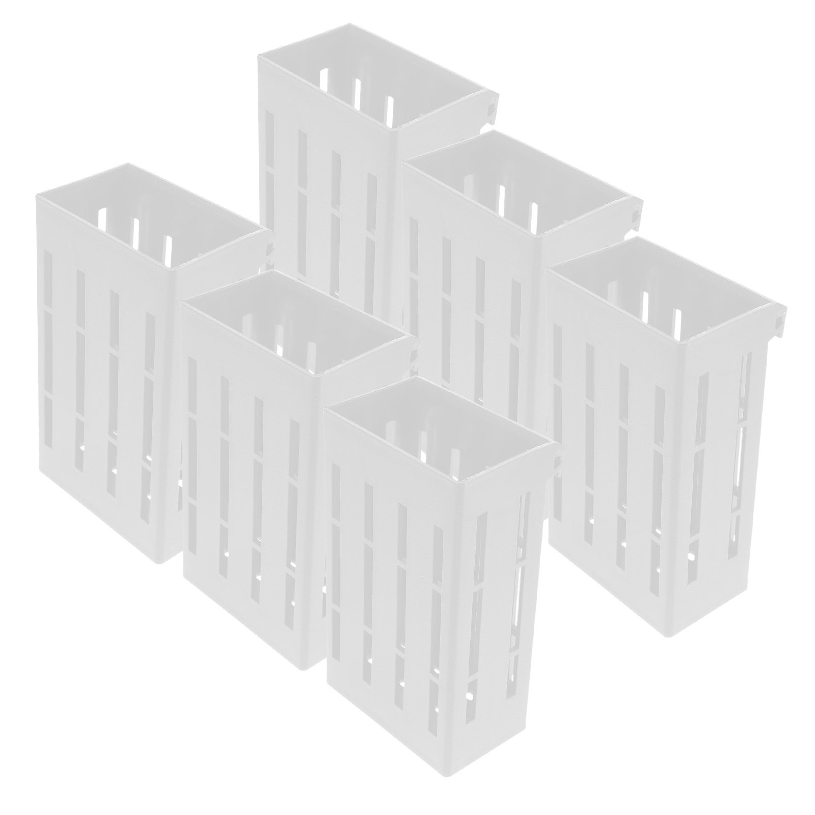 Kitchen Utensil Holder - 1 set wandmontage bestekhouder, plastic bestekorganizer,