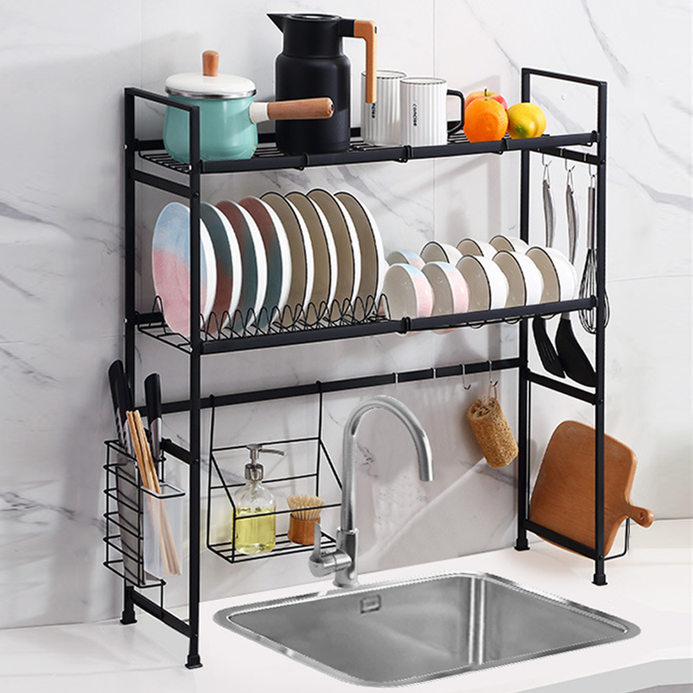 Kitchen Utensil Holder - Keukenrek, droogrek voor op het aanrecht,