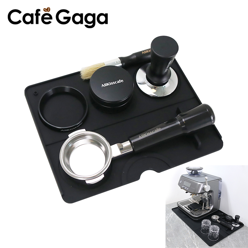 Kitchen Hanging Gadgets - Koffie Tamper Mat Espresso Filterhouder Station