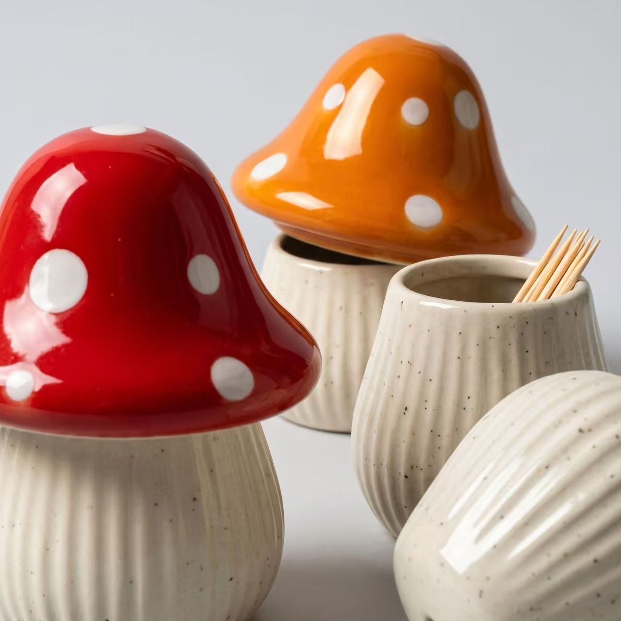 Cartoon Paddestoel Keramische  - Kitchen Gadgets Storage recensie en prijs