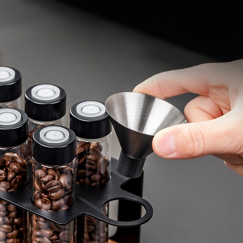 JUSTINLAU Glazen koffiebonenop - Kitchen Gadgets Storage recensie en prijs