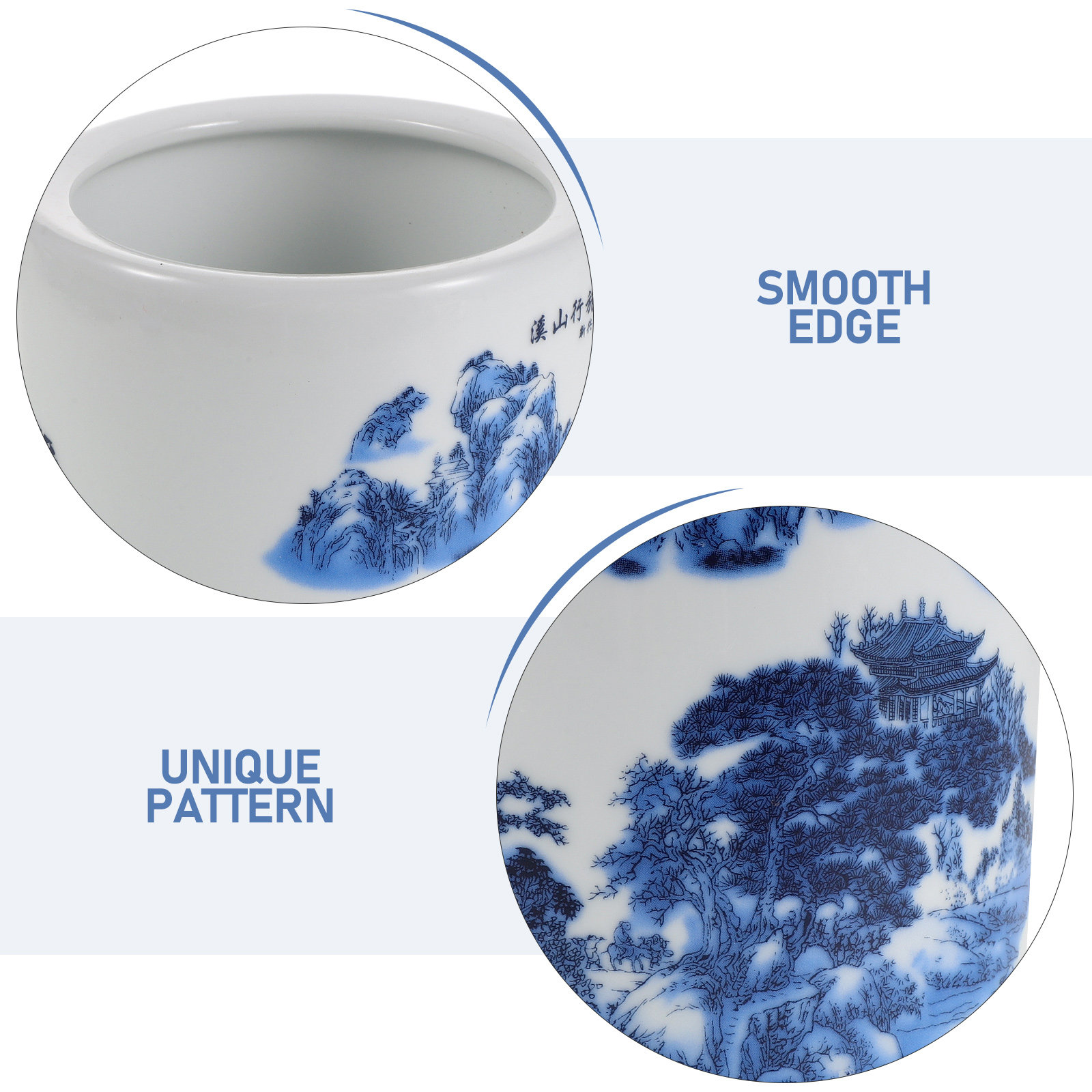 Blauw en wit Chinoiserie vaas, - Kitchen Utensil Holder recensie en prijs
