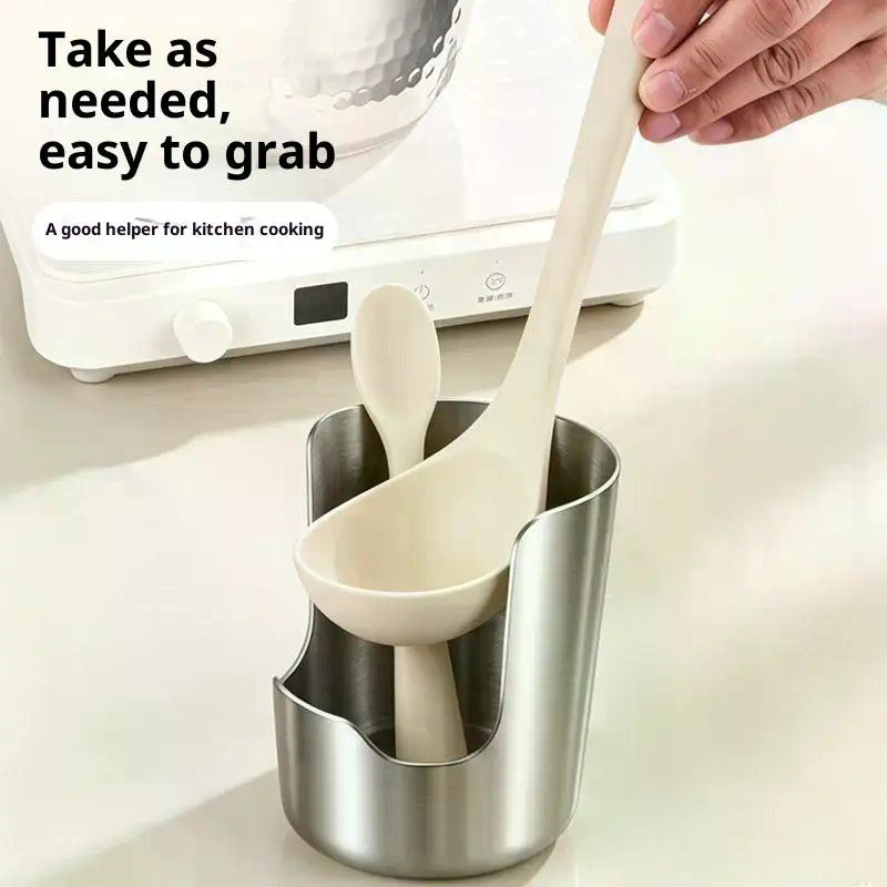 Roestvrijstalen lepelhouder, d - Kitchen Utensil Holder recensie en prijs