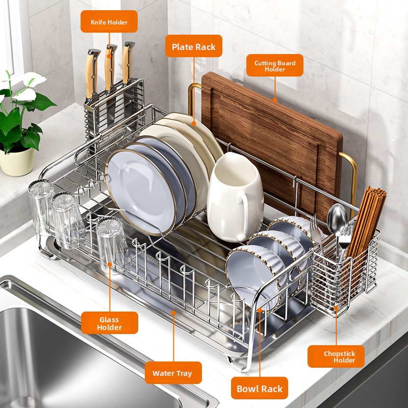 Roestvrijstalen 304 keukenopbe - Kitchen Utensil Holder recensie en prijs