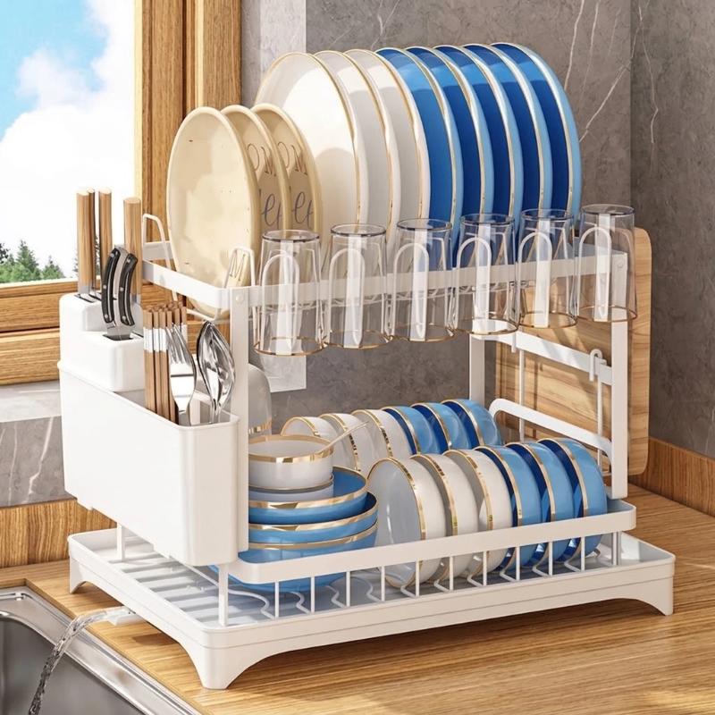 Nieuwe metalen afdruiprek met  - Kitchen Utensil Holder recensie en prijs