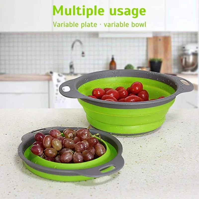 1 stuks opvouwbare siliconen z - Kitchen Gadgets Storage recensie en prijs