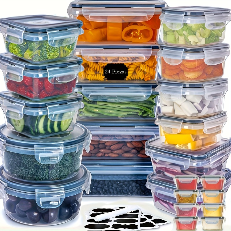 48-delige BPA-vrije voedselbew - Kitchen Gadgets Storage recensie en prijs